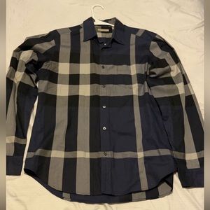 Blue Long sleeve Polo T-Shirt Burberry